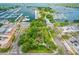 High-rise aerial view showcasing marina and green spaces at 1 Beach Se Dr # 2503/04, St Petersburg, FL 33701