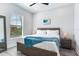 Bright bedroom with a comfy bed and light wood furniture at 160 174Th Terrace E Dr # A, Redington Shores, FL 33708