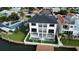 Modern waterfront home with private pool and dock at 160 174Th Terrace E Dr # A, Redington Shores, FL 33708