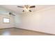 Finished basement with ceiling fans at 2804 Holloway Rd, Plant City, FL 33567