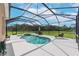 Relaxing screened pool and spa at 8703 Alafia Hills Dr, Plant City, FL 33567