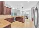 Kitchen with granite countertops and ample cabinetry at 8703 Alafia Hills Dr, Plant City, FL 33567