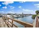 Dock with several boats on a waterway on a sunny day at 43 Bayview S Ct # A, St Petersburg, FL 33711