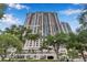 High rise building exterior with lush landscaping at 1 Beach Se Dr # 1208, St Petersburg, FL 33701