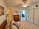 Bedroom offering a view to the attached bathroom at 2385 Tahitian Ln # 63, Clearwater, FL 33763