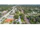 Aerial view of the property and surrounding neighborhood at 4735 1St S Ave, St Petersburg, FL 33711