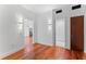 Bright hallway with wood floors and access to other rooms at 912 Channelside Dr # 2607, Tampa, FL 33602