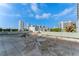 Relaxing rooftop deck with seating and city views at 912 Channelside Dr # 2607, Tampa, FL 33602