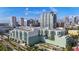 Aerial view of modern building in the city at 912 Channelside Dr # 2607, Tampa, FL 33602