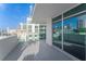 Private balcony with glass railings and city views at 912 Channelside Dr # 2607, Tampa, FL 33602