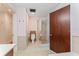 Clean bathroom with a walk-in shower, toilet, and wood vanity at 912 Channelside Dr # 2607, Tampa, FL 33602