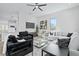 Open concept living room with modern decor and kitchen views at 2316 S 46Th St, Tampa, FL 33619
