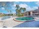 Smaller, circular community pool at 3841 S Lake Dr # 200, Tampa, FL 33614