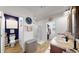 Elegant bathroom with double sinks, a shower, and a separate toilet area at 2616 Garden Plum Pl, Odessa, FL 33556