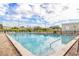 Inviting community pool with ample deck space for lounging at 2385 Tahitian Ln # 63, Clearwater, FL 33763