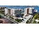 Aerial view of modern condos near waterfront at 920 N Osceola Ave # 703, Clearwater, FL 33755