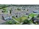 Aerial view of house and backyard at 19065 Malinche Loop, Spring Hill, FL 34610