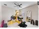 Bright home gym with weight machine, mirror, and floor mat at 19065 Malinche Loop, Spring Hill, FL 34610