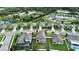 Aerial view of houses and community at 19065 Malinche Loop, Spring Hill, FL 34610