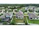 Aerial view of a house's backyard at 19065 Malinche Loop, Spring Hill, FL 34610