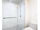 Clean bathroom with a large glass enclosed shower at 920 N Osceola Ave # 703, Clearwater, FL 33755