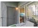 Private patio with access to the living room and storage at 13113 Sanctuary Cove Dr # 104, Temple Terrace, FL 33637
