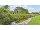 Peaceful canal view with lush greenery and clear water at 13113 Sanctuary Cove Dr # 104, Temple Terrace, FL 33637