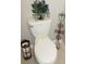 Clean bathroom with white toilet and coordinating decor at 10438 Shady Preserve Dr, Riverview, FL 33578