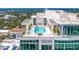 Rooftop pool and lounge area with city views at 777 3Rd Ave N # 901, St Petersburg, FL 33701