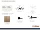 Selection of interior features including neutral paint colors, sleek fans and hardwood flooring for the home at 559 W Davis Blvd, Tampa, FL 33606