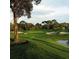 Lush green golf course with mature trees at 36750 Us Highway 19 N # 20106, Palm Harbor, FL 34684