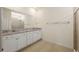 Spacious bathroom with granite countertops and tile flooring at 11892 Frost Aster Dr, Riverview, FL 33579