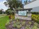 Community entrance sign for Anclote Square at 3062 Victoria Inlet Dr, Holiday, FL 34691