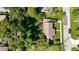 Aerial view of property showing home, yard, and street at 710 W Braddock St, Tampa, FL 33603