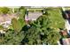 Aerial view of the house and surrounding area at 710 W Braddock St, Tampa, FL 33603