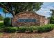 Stone entrance sign to the Walden Pointe community at 1905 Via Napoli St, Plant City, FL 33566