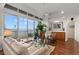 Light and airy living room with hardwood floors and water views at 5153 Isla Key S Blvd # 412, St Petersburg, FL 33715