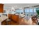 Kitchen features granite counters and breakfast bar at 5153 Isla Key S Blvd # 412, St Petersburg, FL 33715