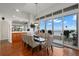 Elegant dining room featuring hardwood floors and water views at 5153 Isla Key S Blvd # 412, St Petersburg, FL 33715