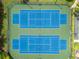 Two well-maintained tennis/pickleball courts at 5153 Isla Key S Blvd # 412, St Petersburg, FL 33715