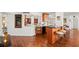 Modern kitchen with granite counters and wood cabinets at 5153 Isla Key S Blvd # 412, St Petersburg, FL 33715