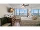 Bright bedroom with water views and a comfortable bed at 5153 Isla Key S Blvd # 412, St Petersburg, FL 33715