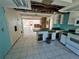 Renovation project kitchen with view into the living area at 17025 Dalberg Dr, Spring Hill, FL 34610