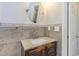 Updated bathroom with new vanity and tile at 906 Jurgens St, Clearwater, FL 33755