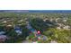 Aerial view of home and neighborhood, highlighting location at 15212 Kestrelrise Dr, Lithia, FL 33547