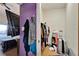 Walk-in closet with ample hanging and shelving space at 11109 Sumner Rd, Wimauma, FL 33598