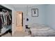 Small bedroom with double bed and closet at 11109 Sumner Rd, Wimauma, FL 33598