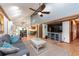 Spacious living room with high ceilings and TV at 12805 Flint Creek Rd, Thonotosassa, FL 33592