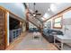 Large living room with a high ceiling and staircase at 12805 Flint Creek Rd, Thonotosassa, FL 33592