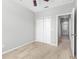 Neutral bedroom featuring carpet flooring and closet at 12820 Belvedere Song Way, Riverview, FL 33578